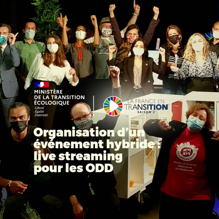 Organisation d'un événement hybride : 5 émissions en live stream vidéo pour le 5ème anniversaire des ODD