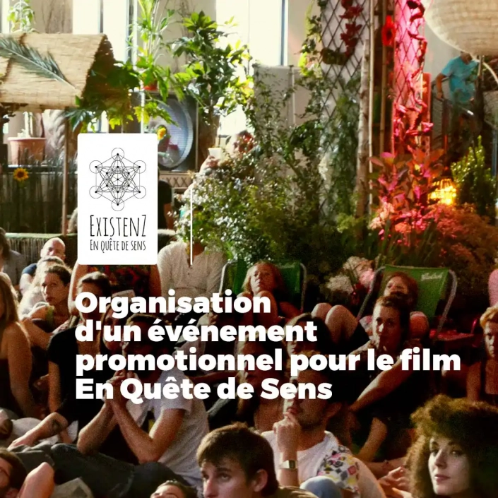 Existenz, événement promotionnel pour le film En Quête de Sens