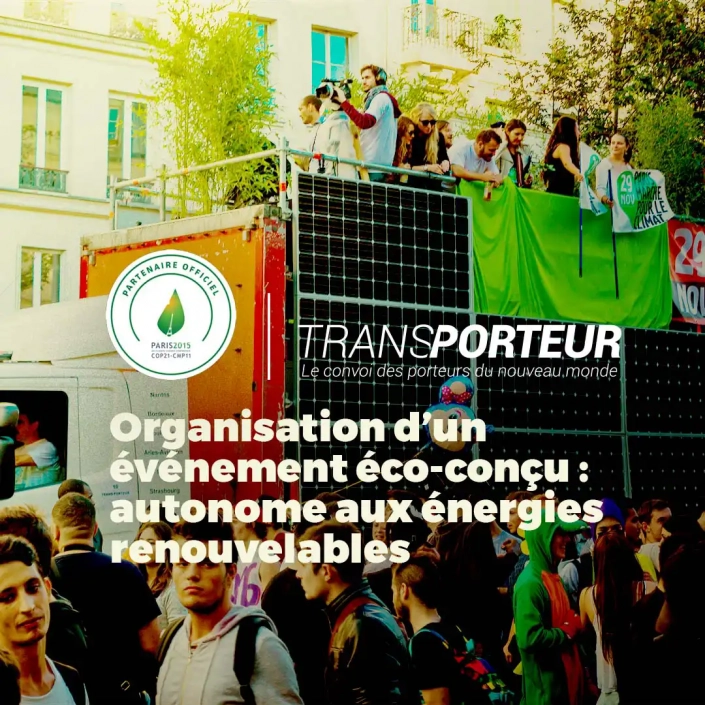 Organisation d'un événement eco-conçu et aux énergies renouvelables
